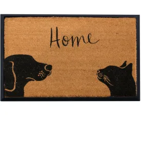 4 Cats & Dogs Two Pets   Home Rectangular Entrance Mat