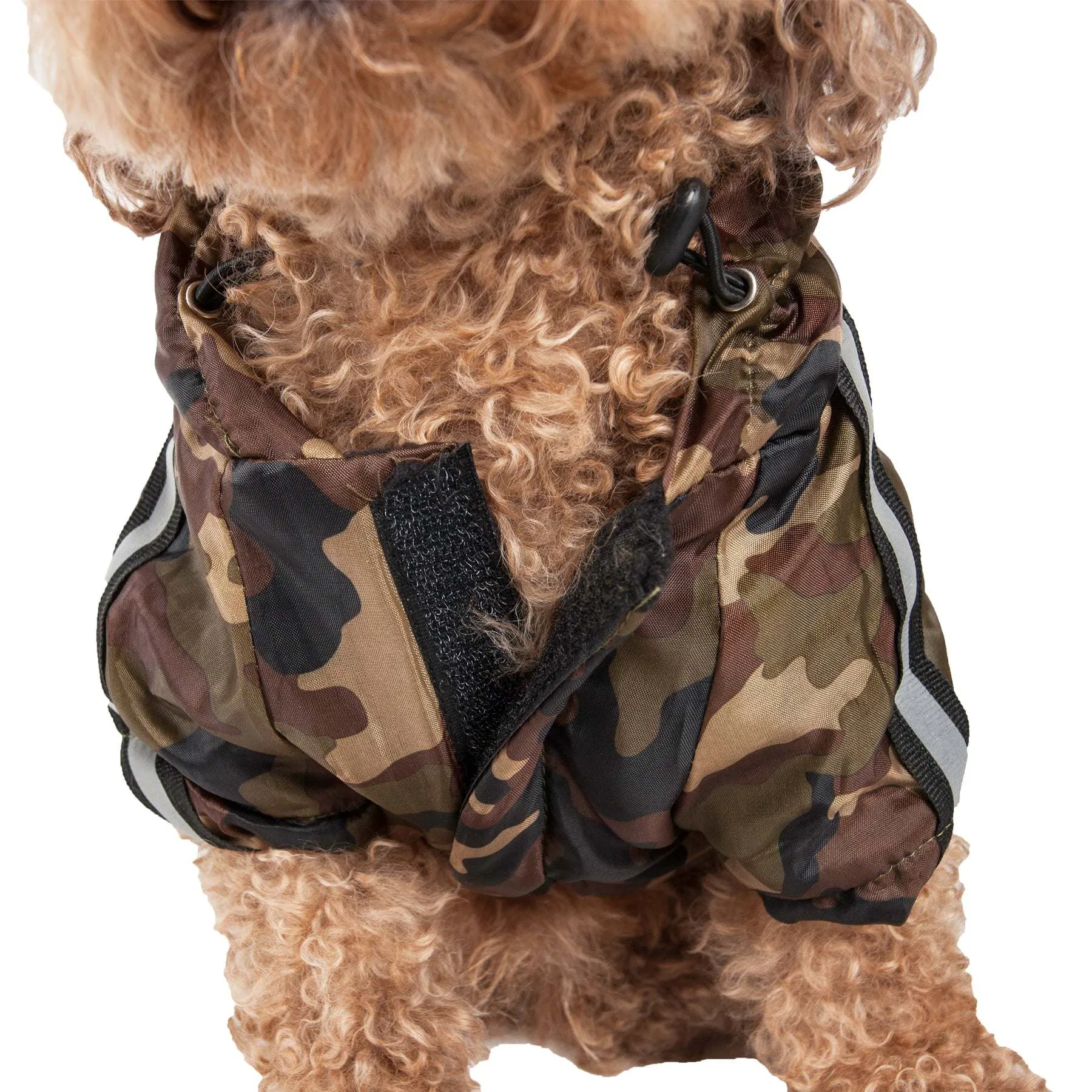 Adjustable Reflective Pet Rainbreaker Jacket