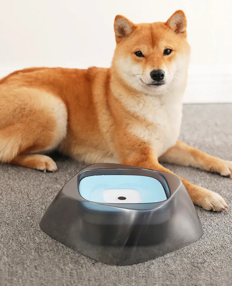 Anti-Spill Dog Cat Water Slow Drinking Bowl 1400ml