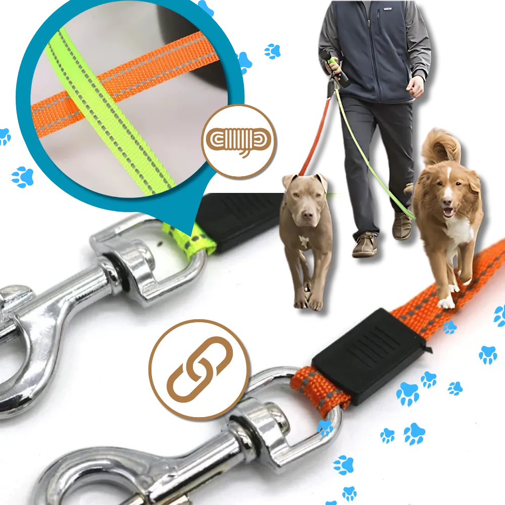Anti-winding Retractable Dog Leash