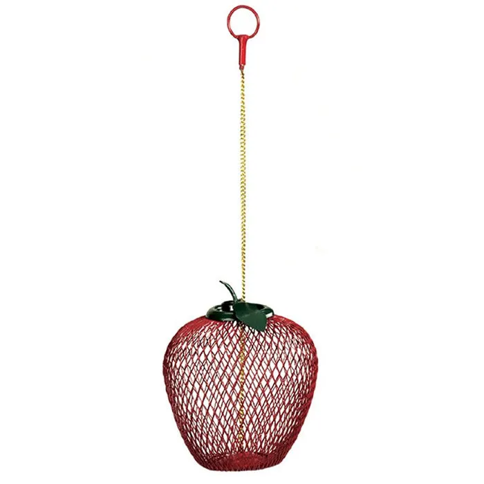 Apple Wire Mesh Bird Feeder