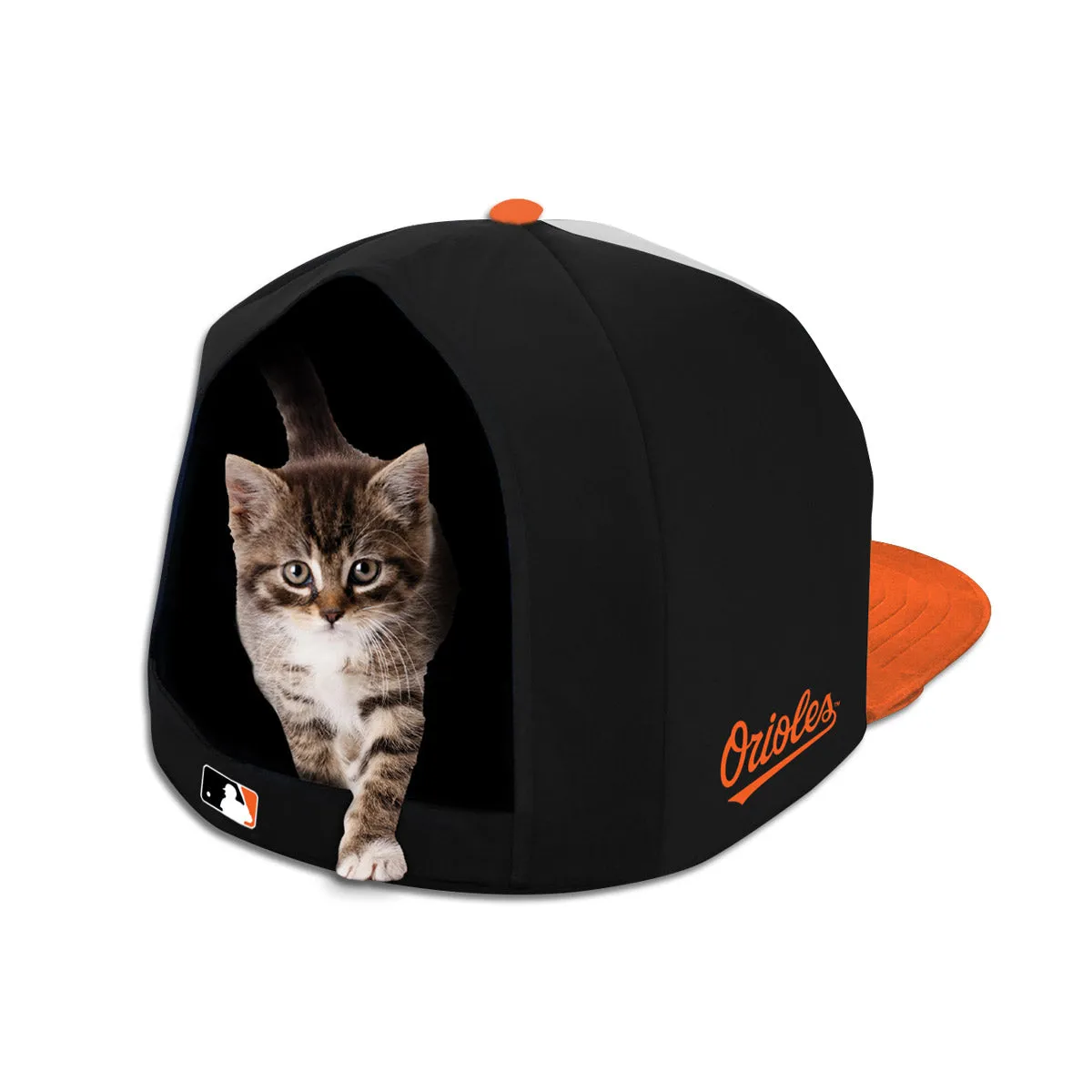 BALTIMORE ORIOLES NAP CAP PLUSH DOG BED