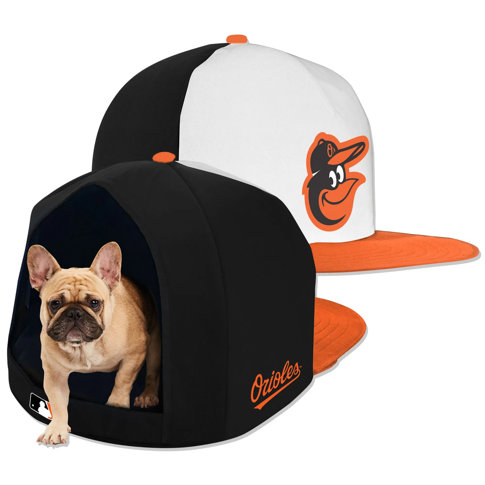 BALTIMORE ORIOLES NAP CAP PLUSH DOG BED