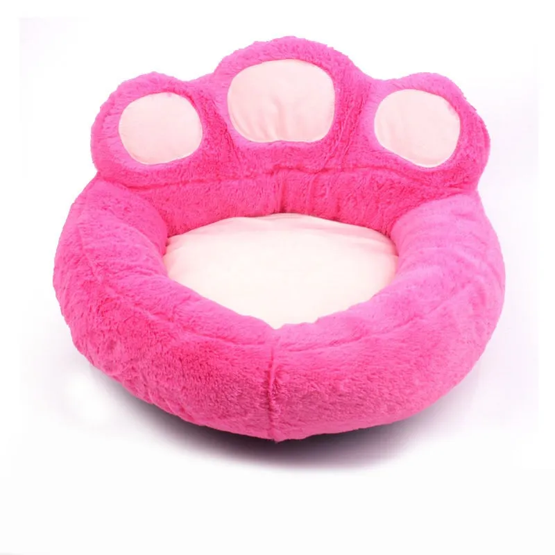 Best Super Soft Bear Paw Dog Mattress Fleece Nest Kennel Long Plush