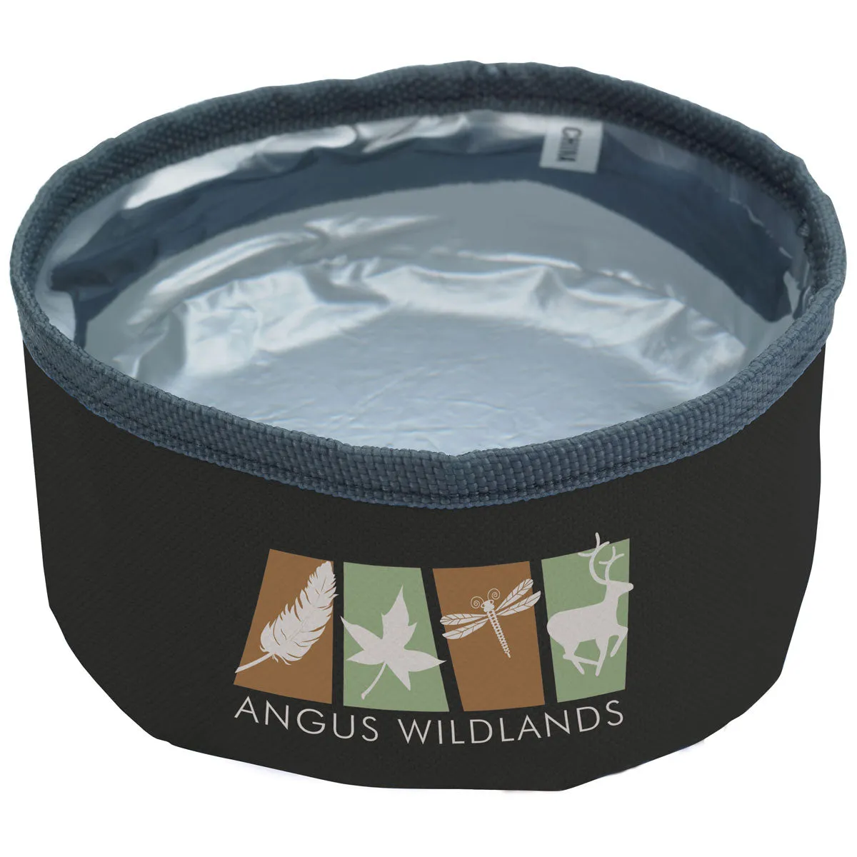 BIC Black Collapsible Pet Bowl