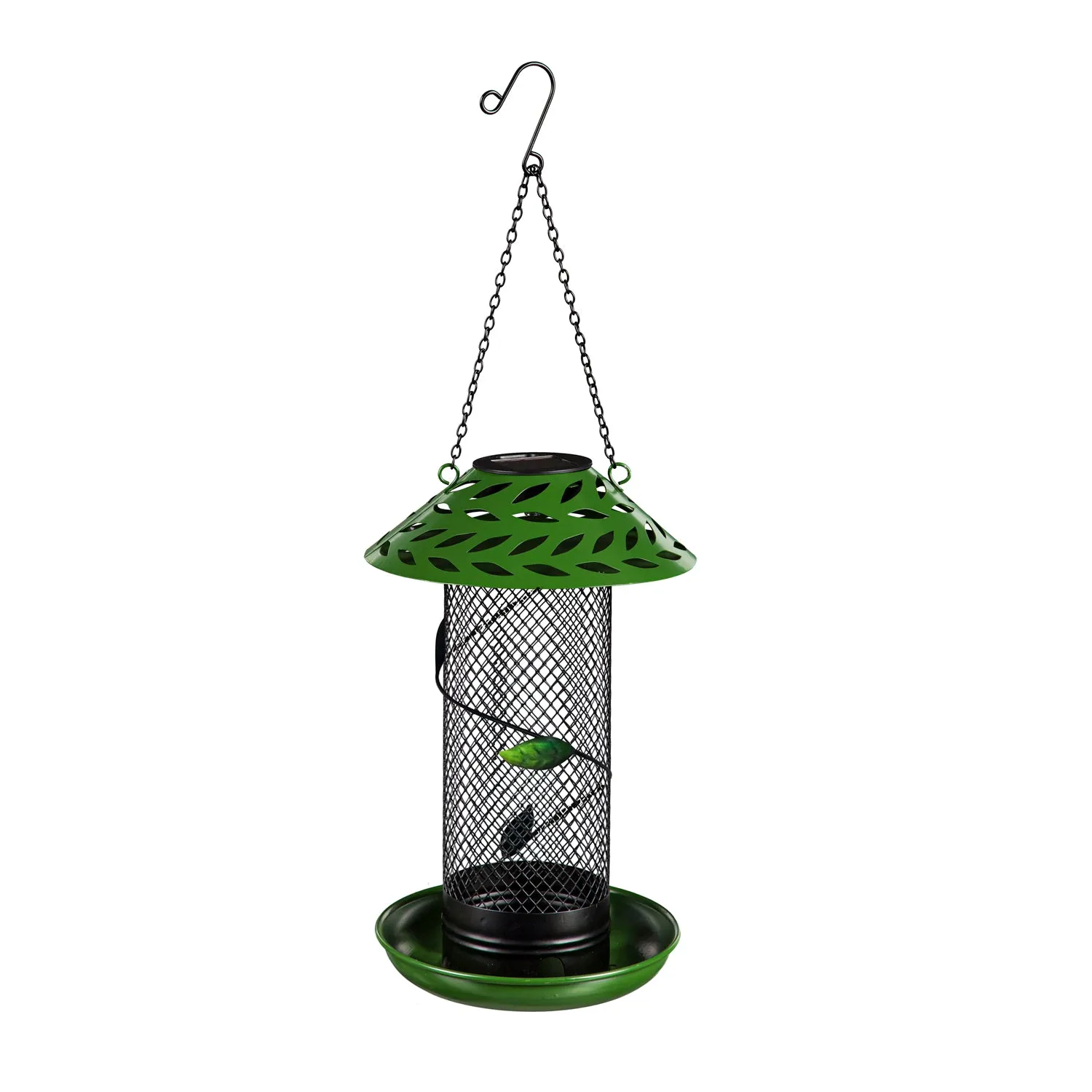 Bird Feeder Tube - Solar Mesh Leaves
