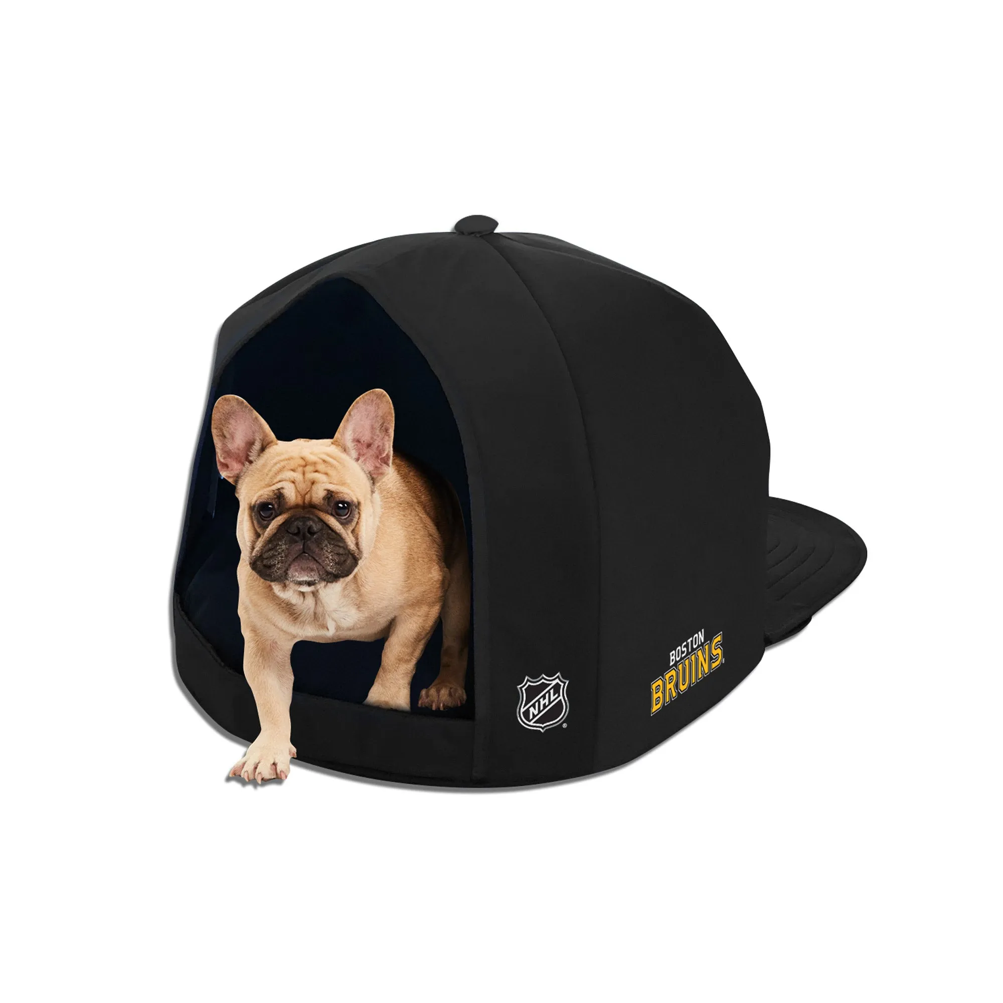 BOSTON BRUINS NAP CAP PLUSCH DOG BED