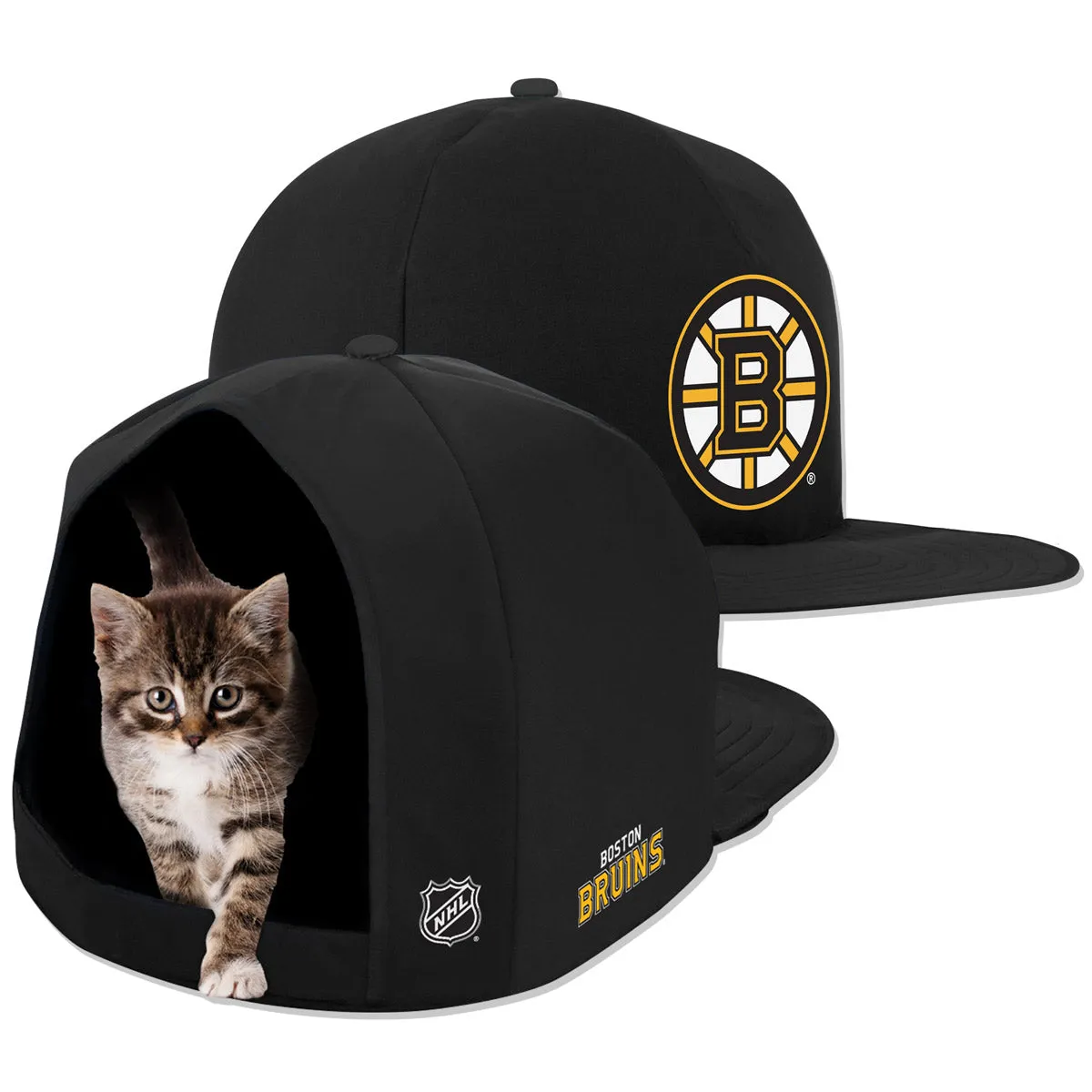 BOSTON BRUINS NAP CAP PLUSCH DOG BED