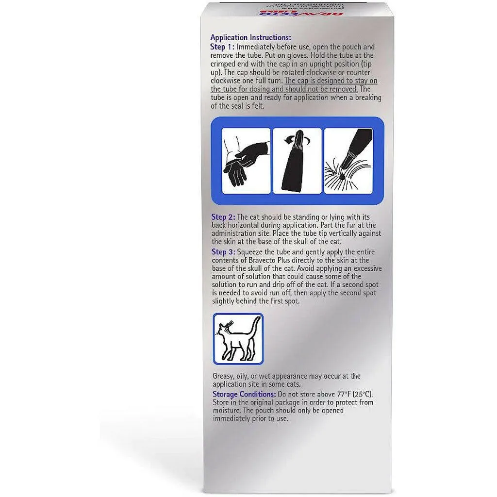 Bravecto Plus Topical Solution for Cats 6.2-13.8 lbs