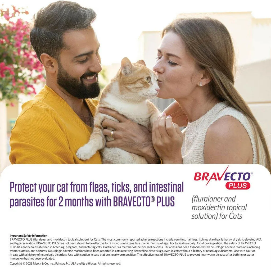 Bravecto Plus Topical Solution for Cats 6.2-13.8 lbs