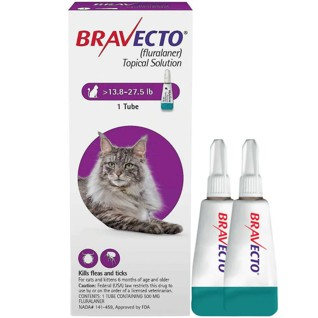 Bravecto Topical Solution for Cats 13.8-27.5 lbs