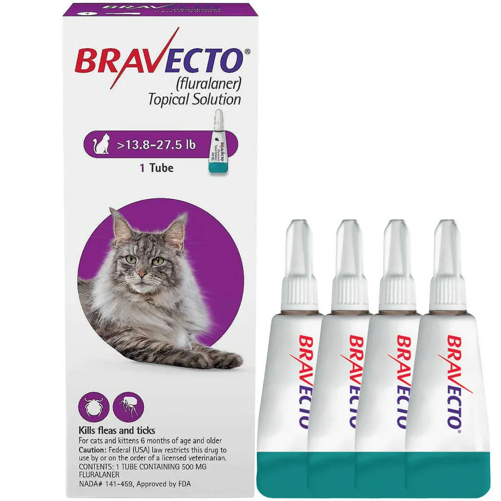 Bravecto Topical Solution for Cats 13.8-27.5 lbs