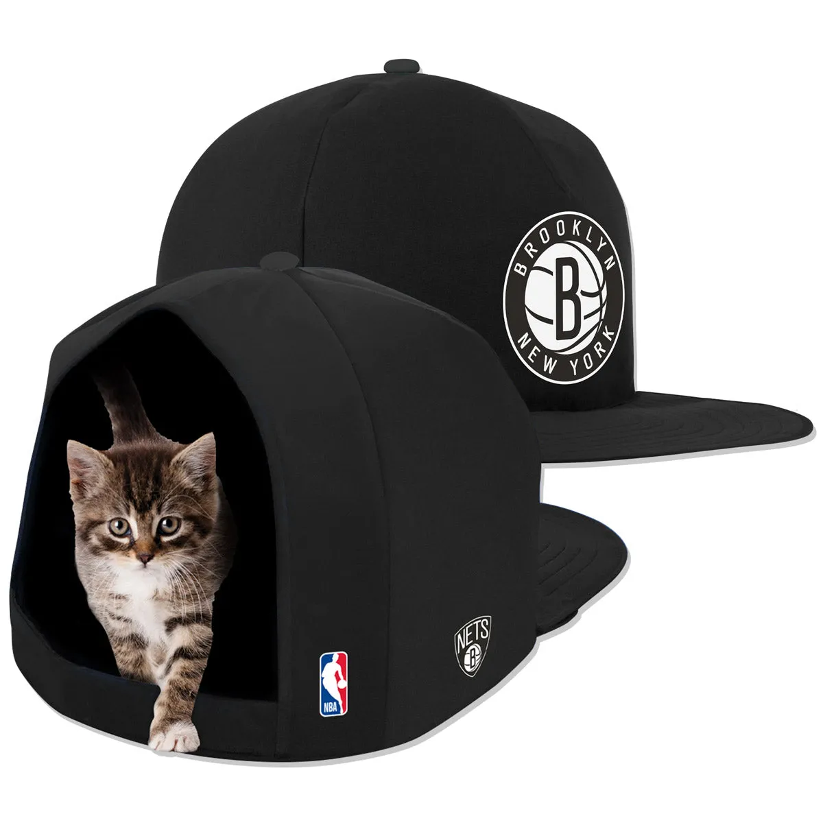 BROOKLYN NETS NAP CAP PLUSH DOG BED