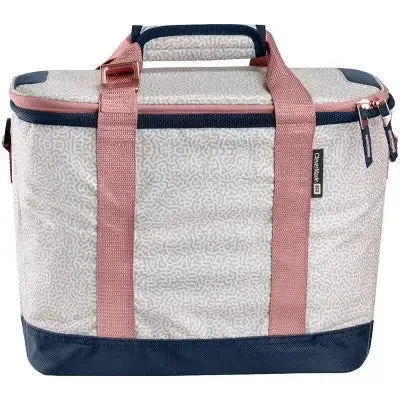 CleverMade Tahoe 21qt Collapsible Cooler with Shoulder Strap and Bottle Opener - Rose Gold