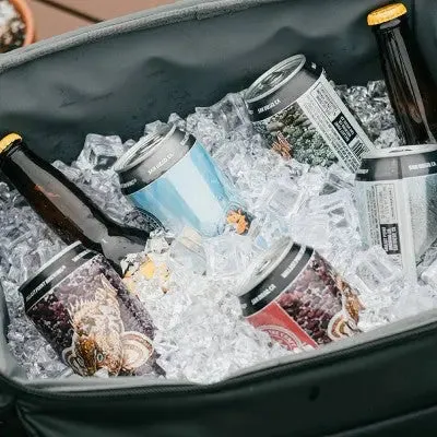 CleverMade Tahoe 21qt Collapsible Cooler with Shoulder Strap and Bottle Opener - Rose Gold