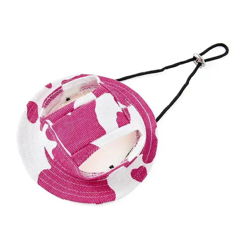 Cotton Cat Hat with Ear Holes | Adjustable Tie Dye Hat for Sphynx, Hairless Cats, and Devon Rex | Sunscreen Travel Hiking Hat | Alo Trendy
