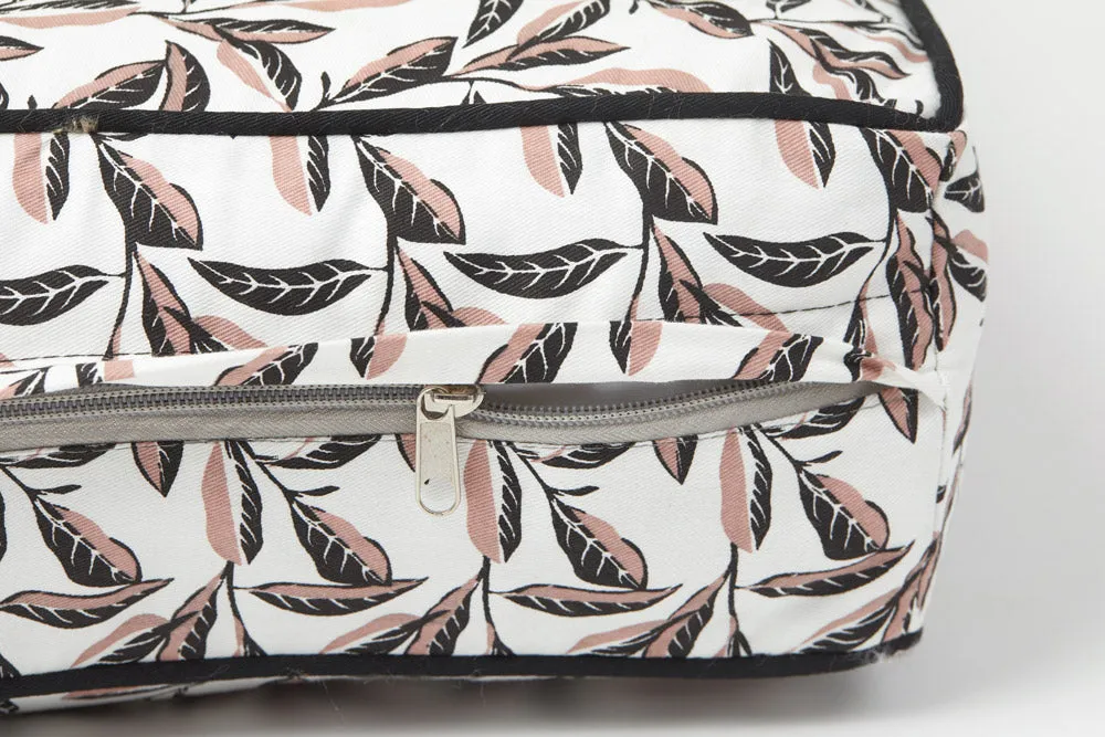 Cushion Dog Bed - Shadow Quartz Print