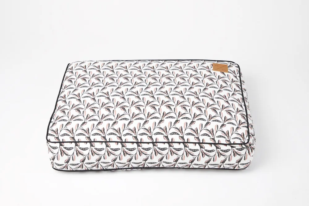 Cushion Dog Bed - Shadow Quartz Print
