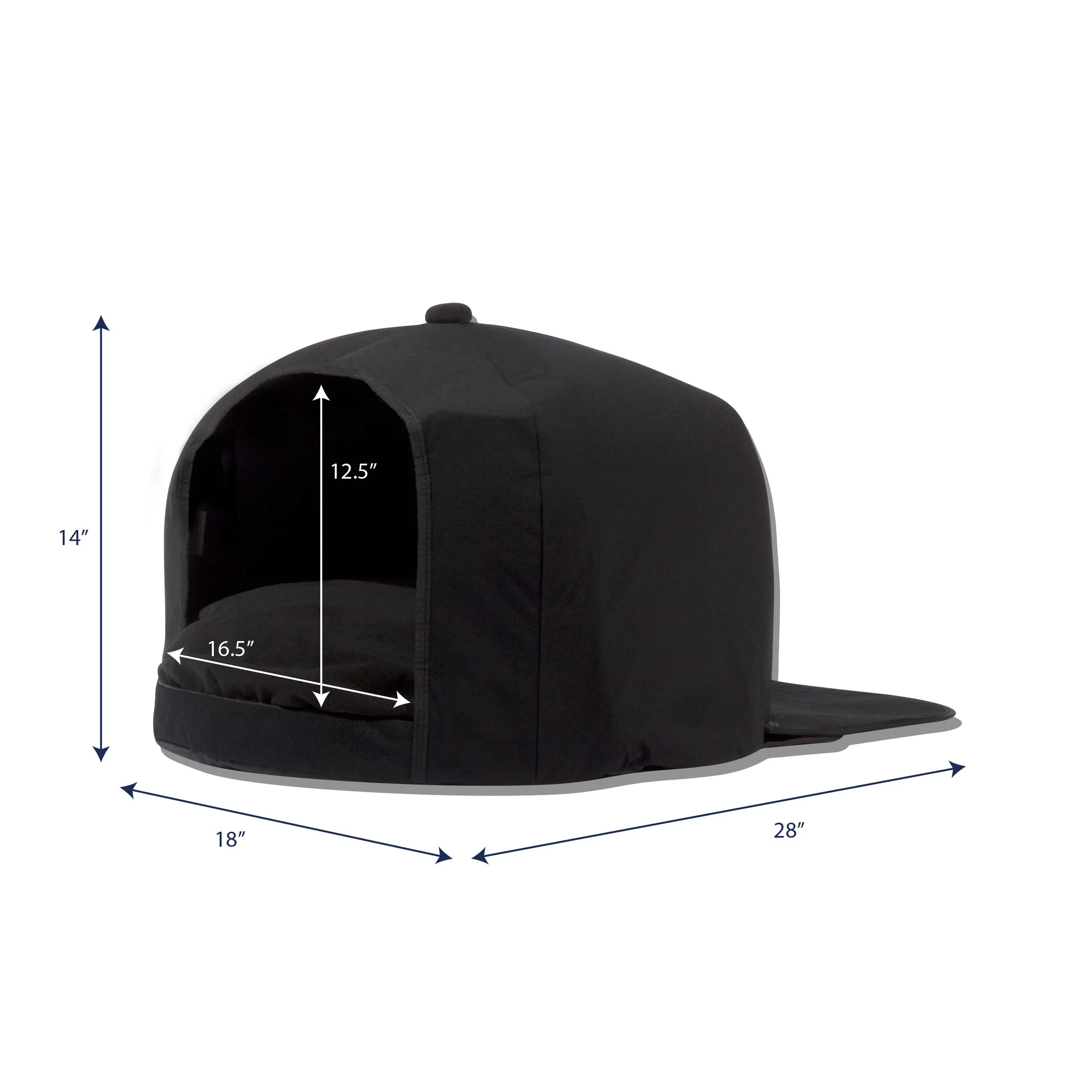 DETROIT TIGERS NOIR NAP CAP PLUSH DOG BED