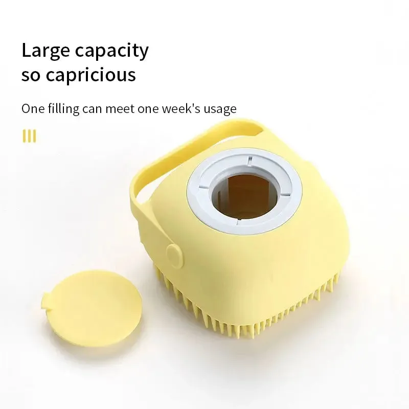 Dog Cat Bath Brush Bathroom Puppy Big Dog Cat Bath Massage Gloves Brush Soft Safety Silicone Pet Accessories for Dogs Cats Tools Mascotas Products