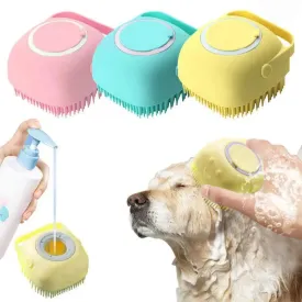 Dog Cat Bath Brush Bathroom Puppy Big Dog Cat Bath Massage Gloves Brush Soft Safety Silicone Pet Accessories for Dogs Cats Tools Mascotas Products