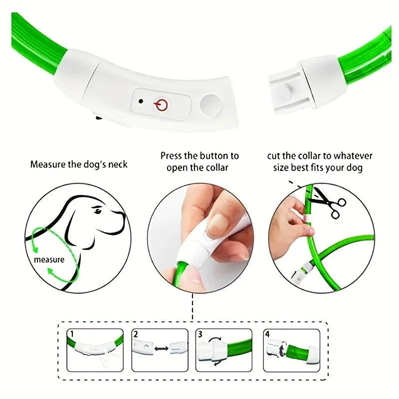 Dog glow collar