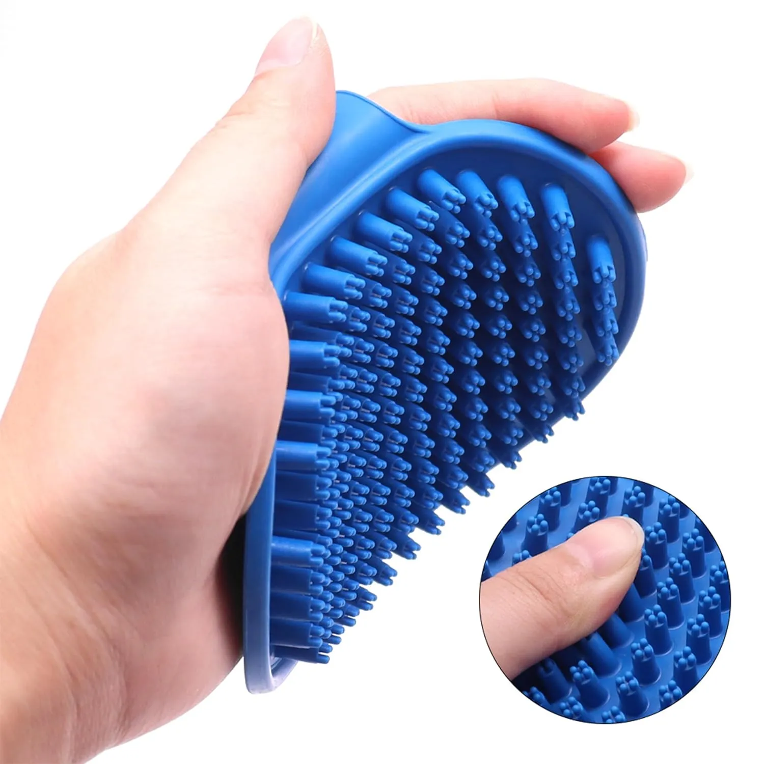 Dog Washing Gloves Brush for Pet: JOANGIHC 3PCS Dogs Shedding Wash Massage Gloves Grooming for Short Long Haired Dogs Cats (Light Green)