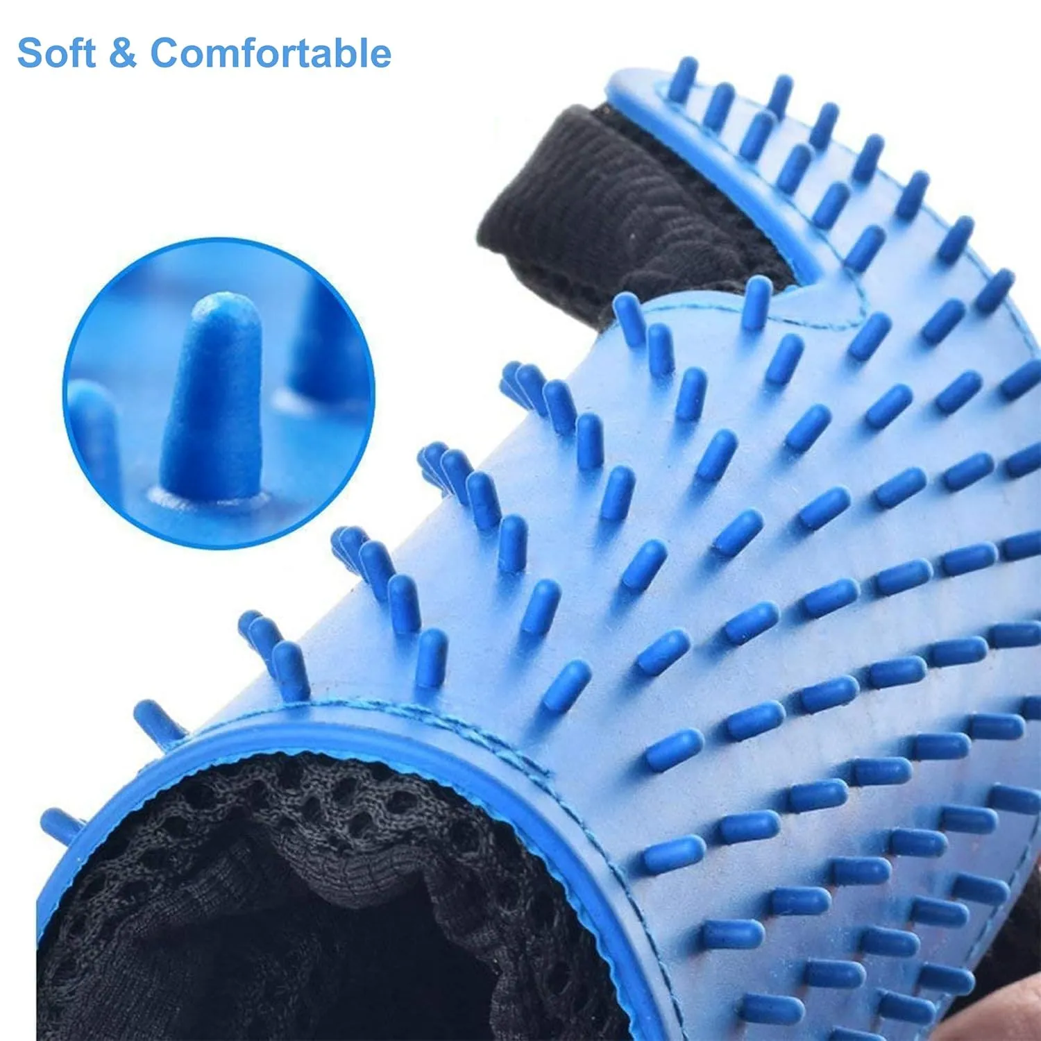 Dog Washing Gloves Brush for Pet: JOANGIHC 3PCS Dogs Shedding Wash Massage Gloves Grooming for Short Long Haired Dogs Cats (Light Green)