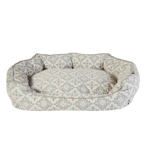 Dream paws Scalloped Pet Bed - Grey