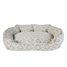 Dream paws Scalloped Pet Bed - Grey