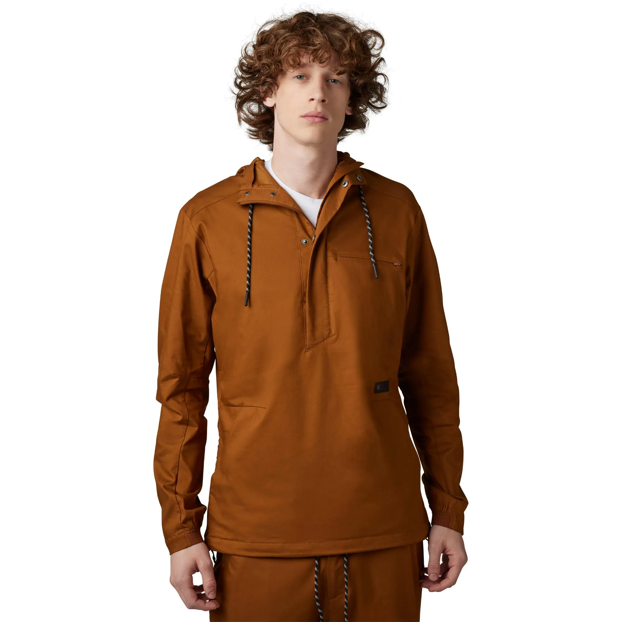 Fox Racing  Mens Survivalist 2.0 Anorak Jacket Repels Water Pullover Nutmeg