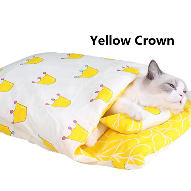 Funki Buys | Pet Beds | Cat Sleeping Bag | Japanese Cat Bed | S-L