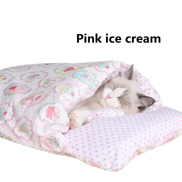 Funki Buys | Pet Beds | Cat Sleeping Bag | Japanese Cat Bed | S-L