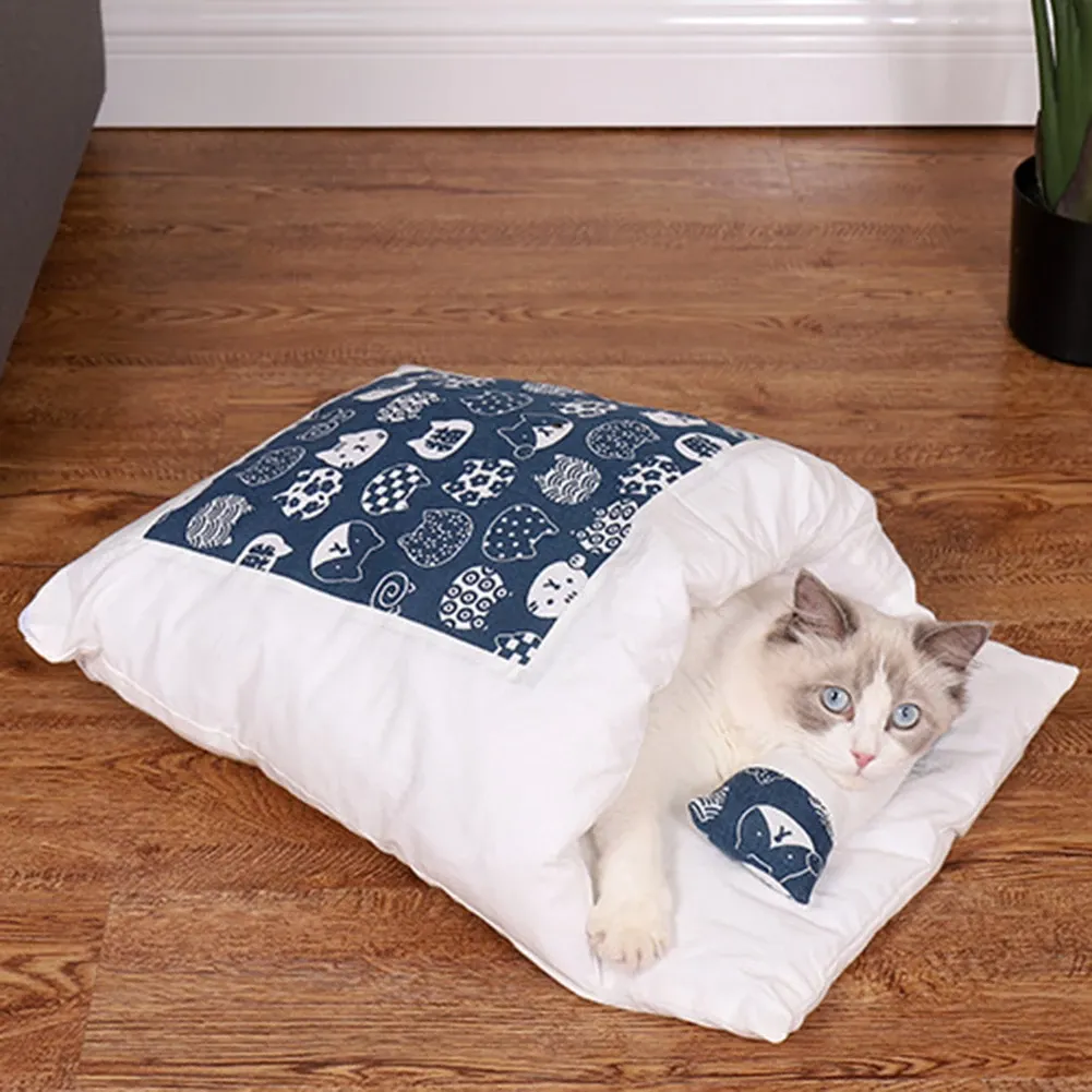 Funki Buys | Pet Beds | Cat Sleeping Bag | Japanese Cat Bed | S-L