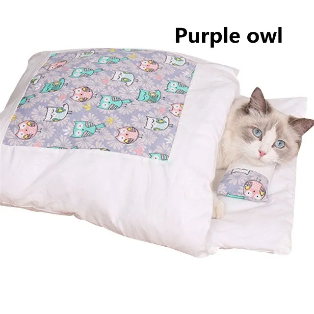 Funki Buys | Pet Beds | Cat Sleeping Bag | Japanese Cat Bed | S-L
