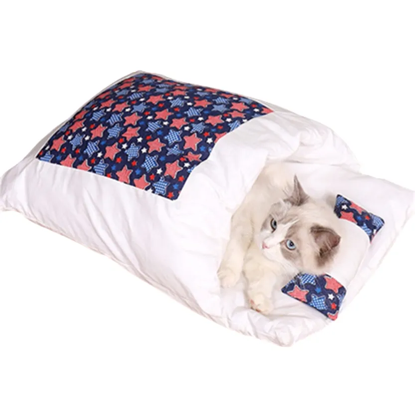 Funki Buys | Pet Beds | Cat Sleeping Bag | Japanese Cat Bed | S-L
