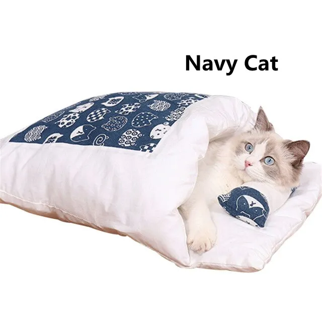 Funki Buys | Pet Beds | Cat Sleeping Bag | Japanese Cat Bed | S-L