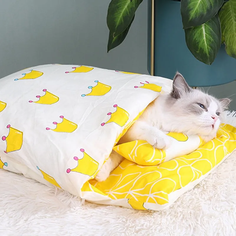 Funki Buys | Pet Beds | Cat Sleeping Bag | Japanese Cat Bed | S-L