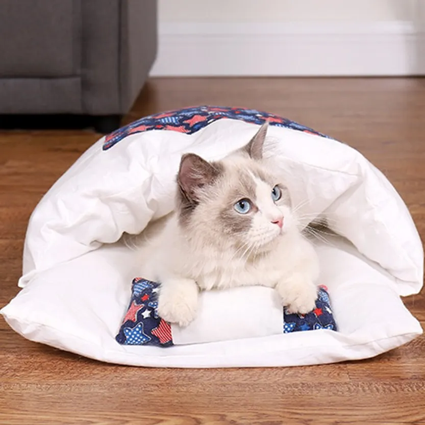 Funki Buys | Pet Beds | Cat Sleeping Bag | Japanese Cat Bed | S-L