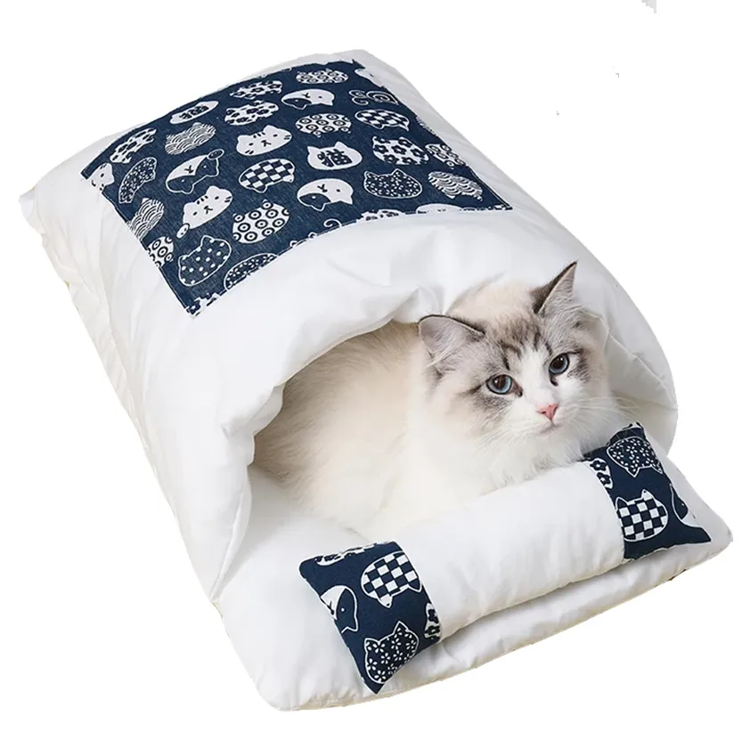 Funki Buys | Pet Beds | Cat Sleeping Bag | Japanese Cat Bed | S-L