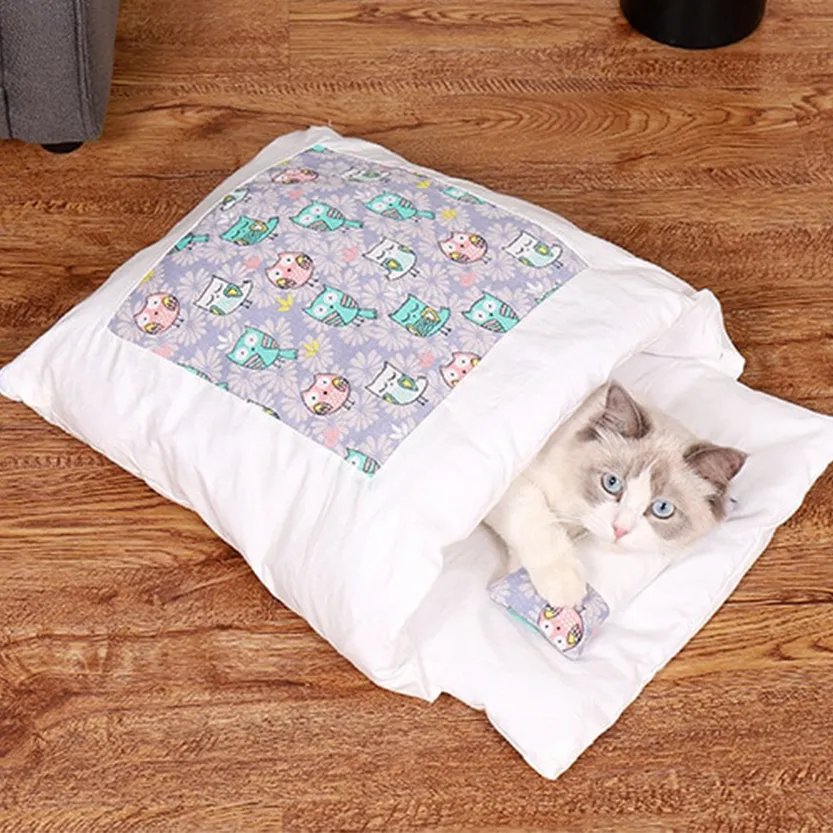 Funki Buys | Pet Beds | Cat Sleeping Bag | Japanese Cat Bed | S-L