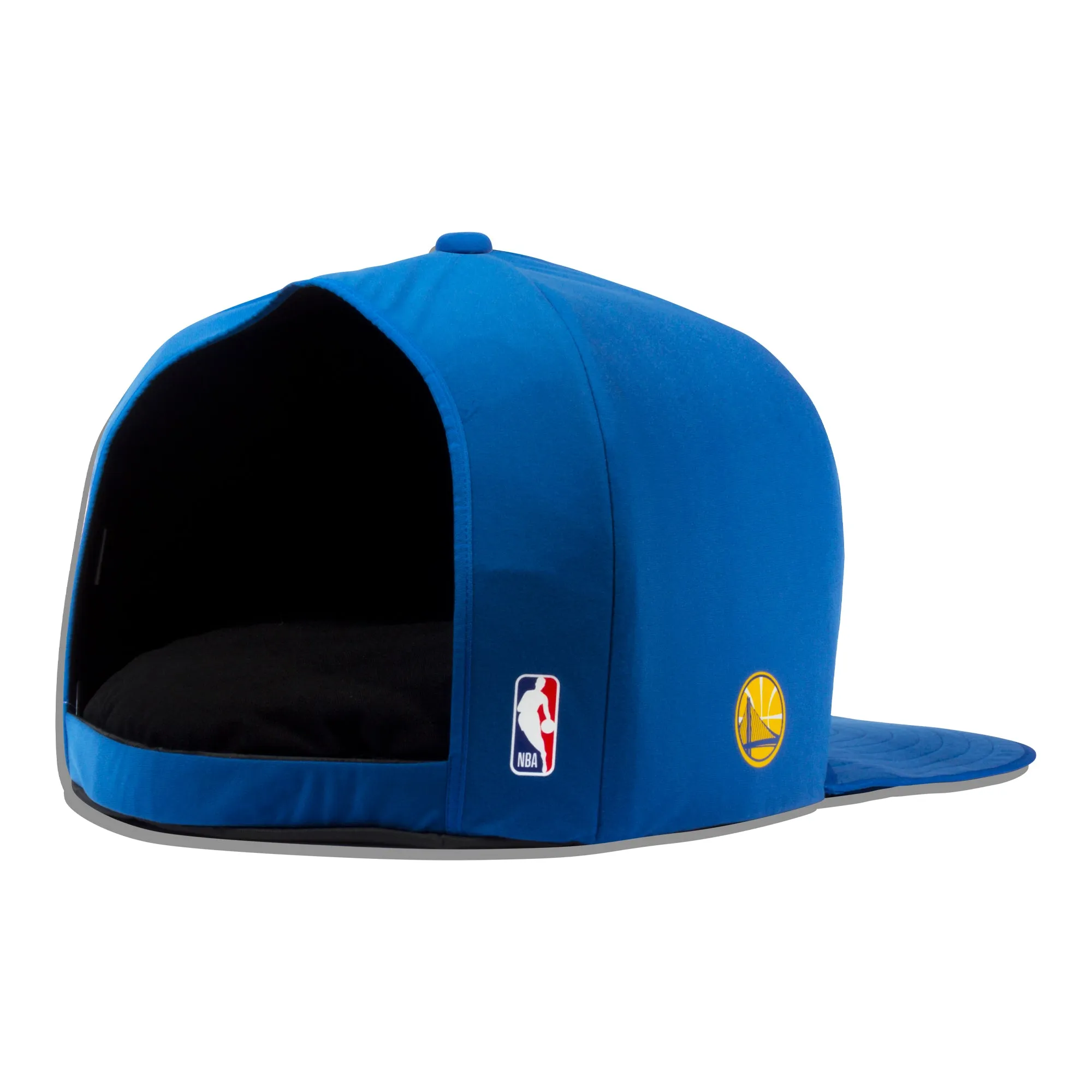 GOLDEN STATE WARRIORS NAP CAP PLUSH DOG BED