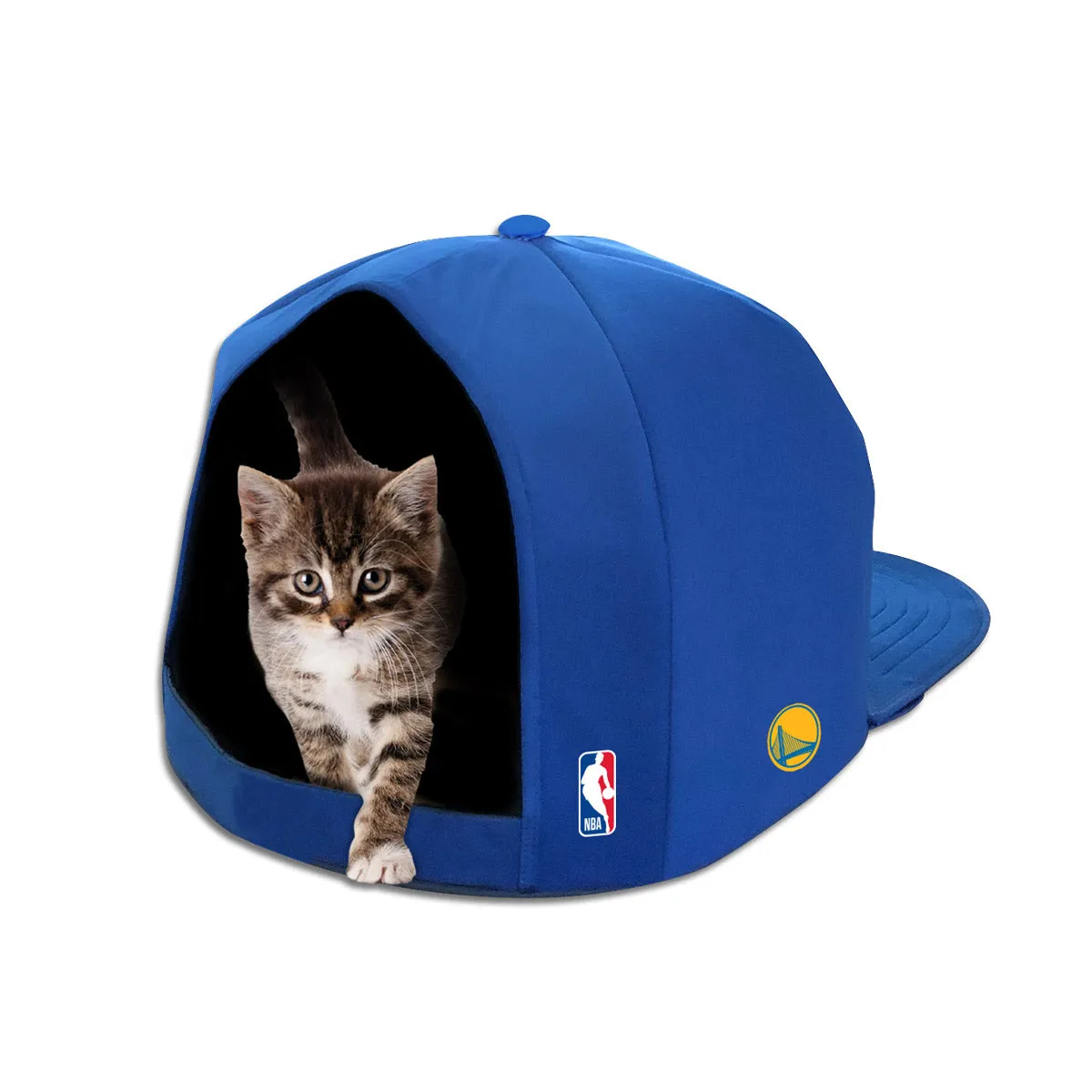 GOLDEN STATE WARRIORS NAP CAP PLUSH DOG BED