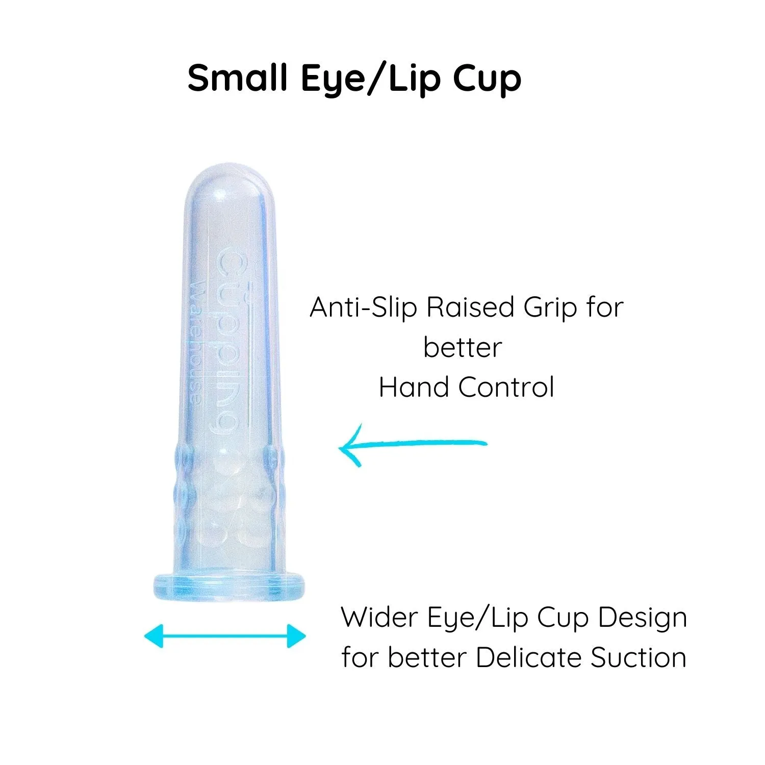 GRIP 8 Beginner Self Care Body & Face - Softer Silicone Cupping Set - US, CA, MX, BR, UK, AU