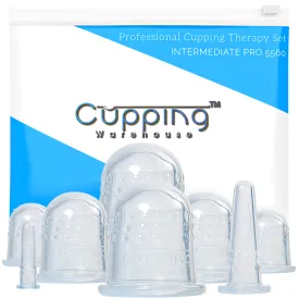 GRIP 8 Beginner Self Care Body & Face - Softer Silicone Cupping Set - US, CA, MX, BR, UK, AU