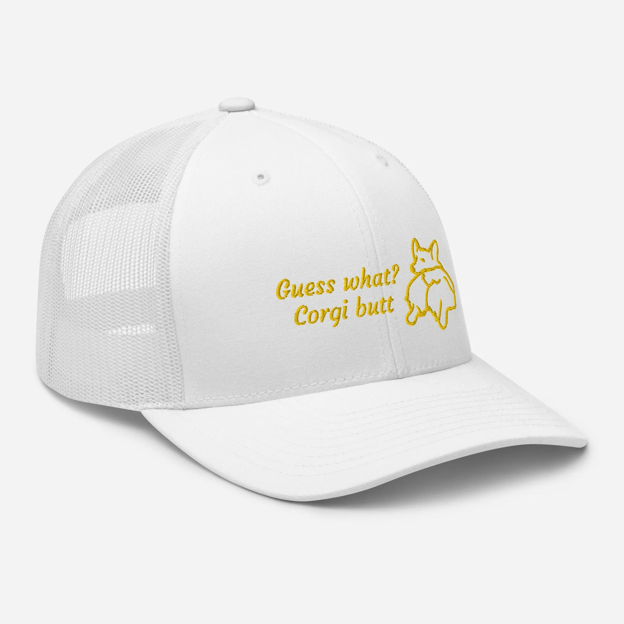 Guess What Corgi Butt Mesh Baseball Hat