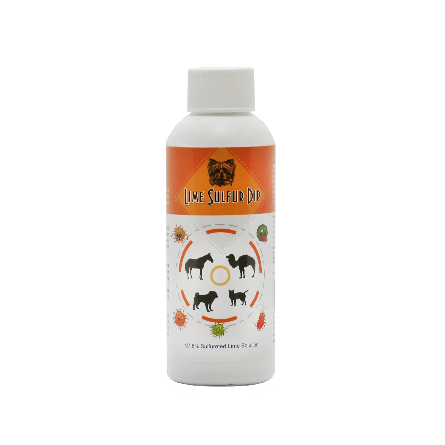 Healthy Paw Life: Lime Sulfur Dip - Pet Care for Itchy and Dry Skin - Xtra Strength Formula - Safe Solution for Dog, Cat, Puppy, Kitten, Horse