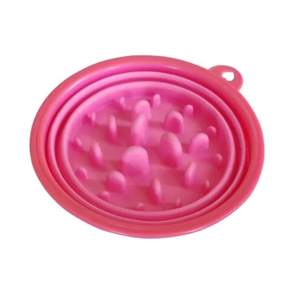 Hem and Boo Slow Feeder Pop Up Pet Travel Bowls
