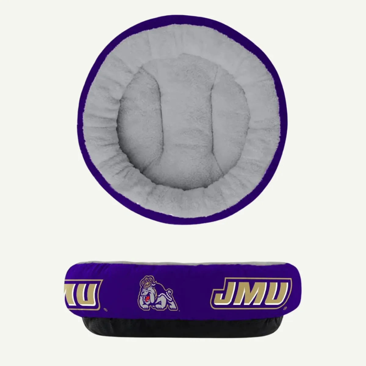 James Madison Dukes Plush Donut Dog Bed