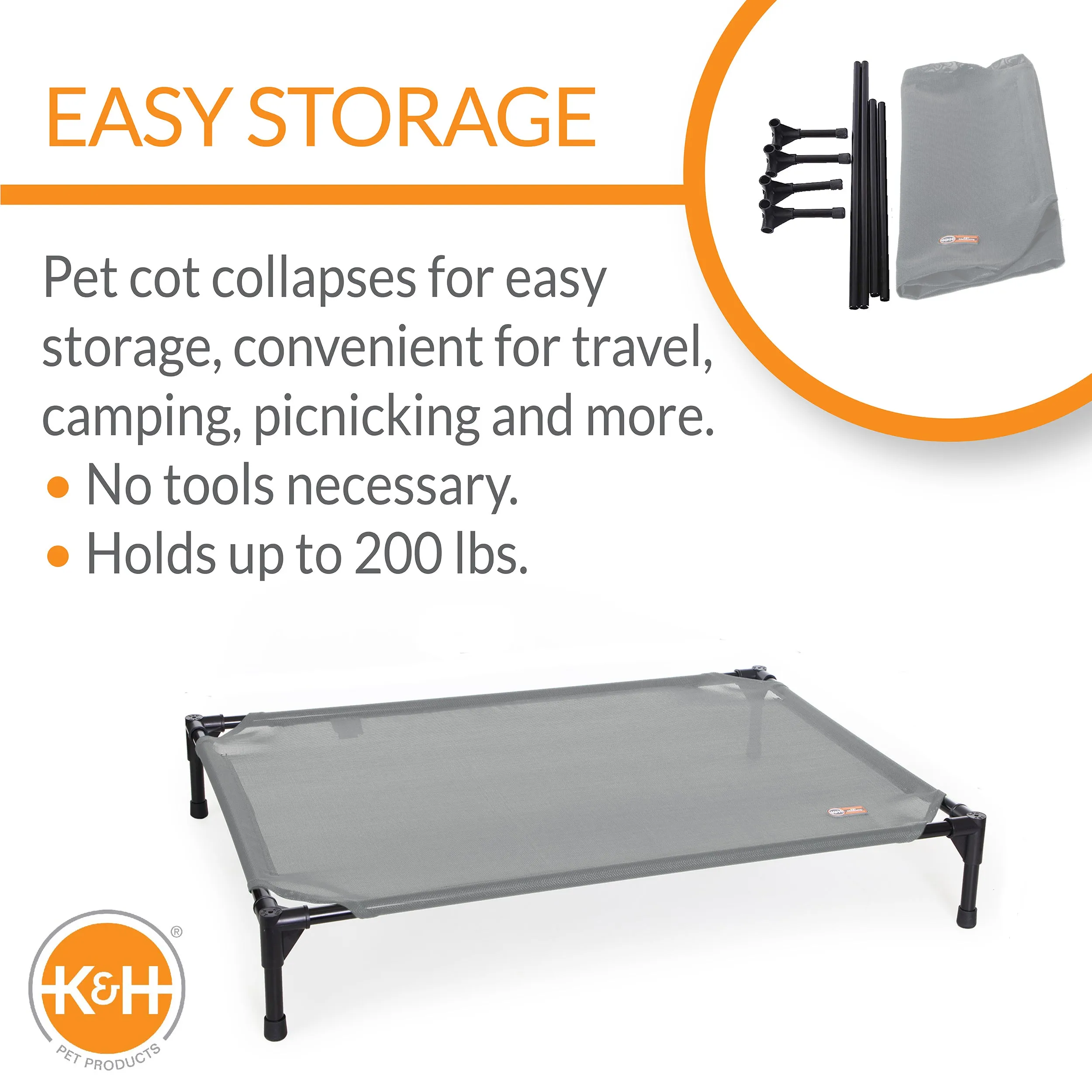 K&H All Season All Weather Dog Cot